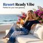 ⌛Limited-Time Offer-Women's Off-Shoulder Gradient Leopard 2-Piece Outfit