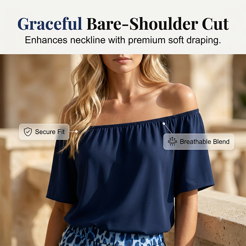 ⌛Limited-Time Offer-Women's Off-Shoulder Gradient Leopard 2-Piece Outfit