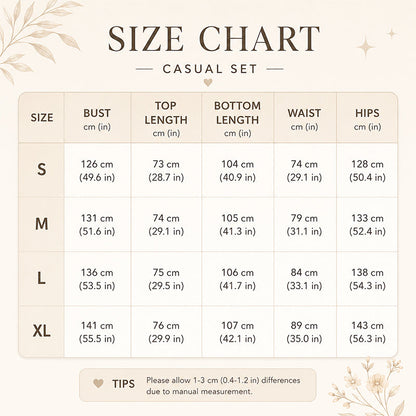 Women's Casual V-Neck Top & Pants Set