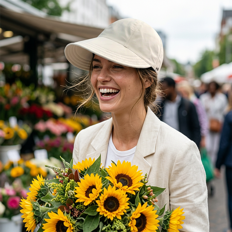 🔥LAST DAY SALE: ONLY $9.99!!🎁✨Women’s UPF 50+ Elegant Foldable Sun Hat – Wide-Brim Cotton Bucket Hat with Neck Flap & Adjustable Strap 🌞🇬🇧 | Packable, Breathable & Beach-Ready