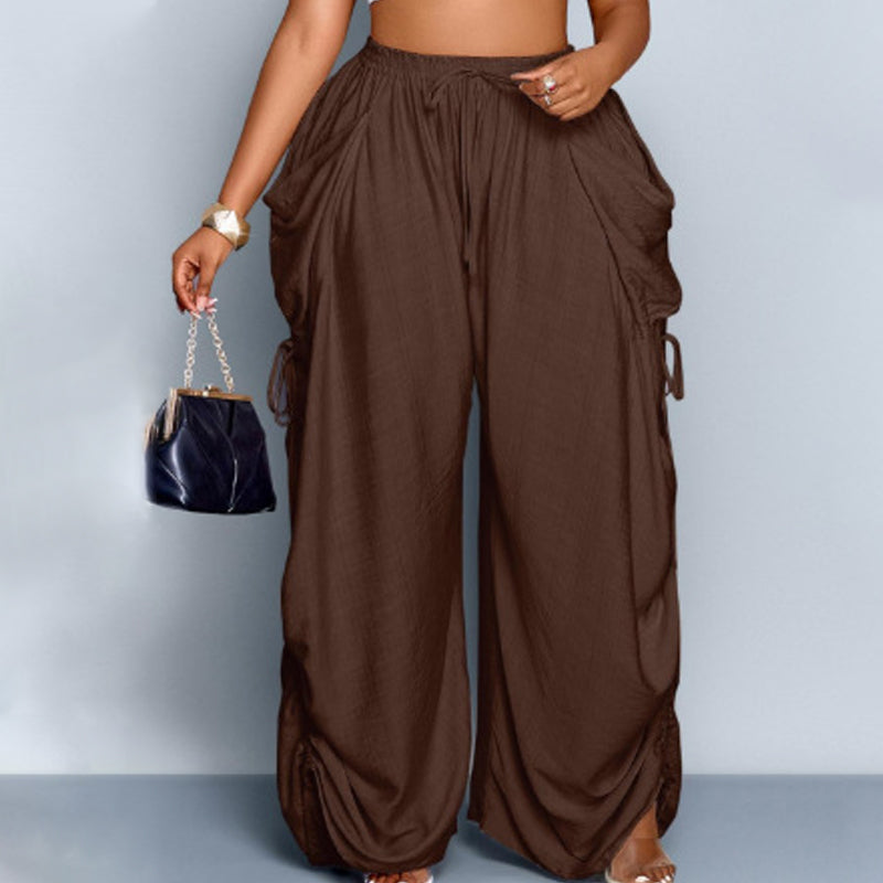 ⏰LIMITED-TIME 50% OFF! 🌿👖Women's Loose-Fit Drawstring Lantern Pants