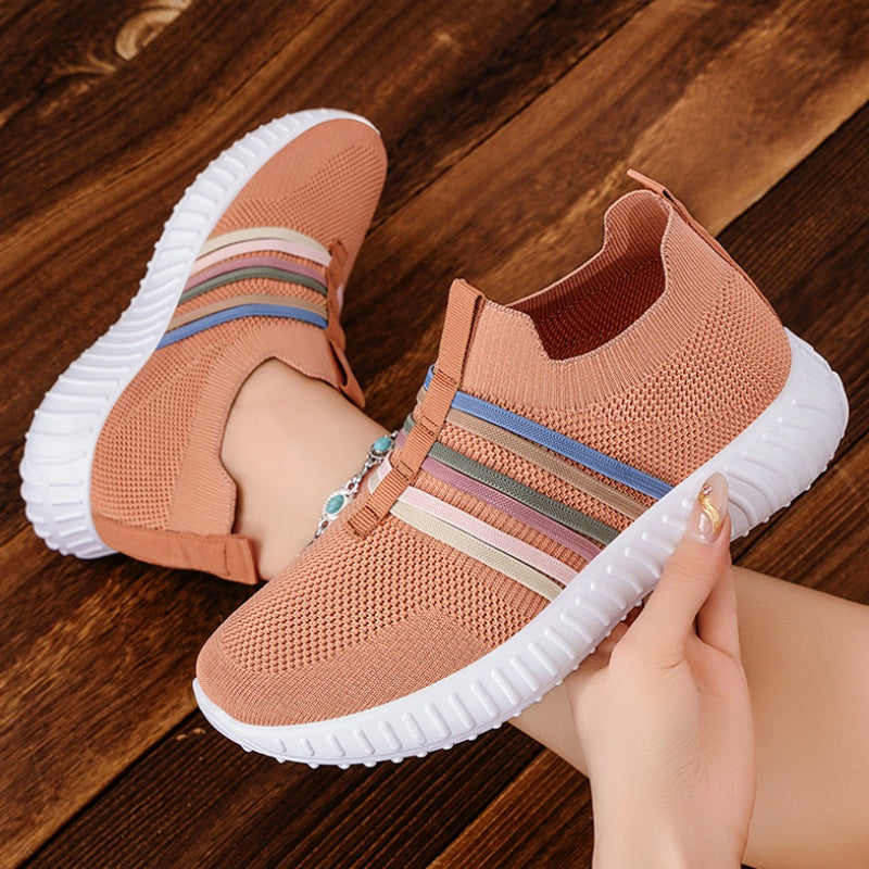 Women's Breathable Mesh Slip-On Sneakers