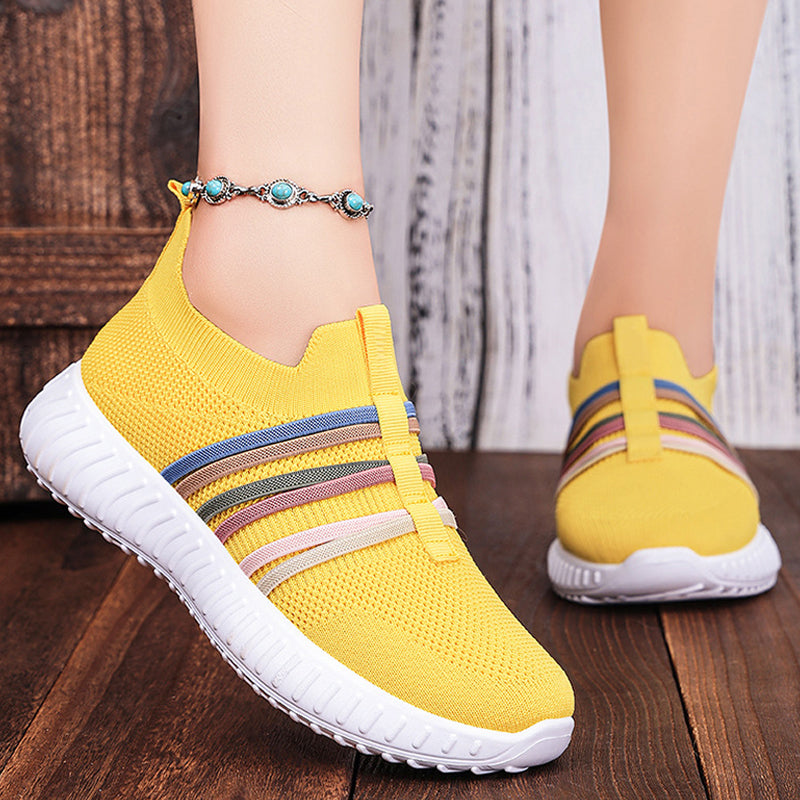 Women's Breathable Mesh Slip-On Sneakers