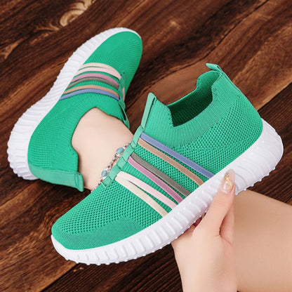 Women's Breathable Mesh Slip-On Sneakers