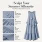 Women's Sleeveless Ruffle Maxi Dress