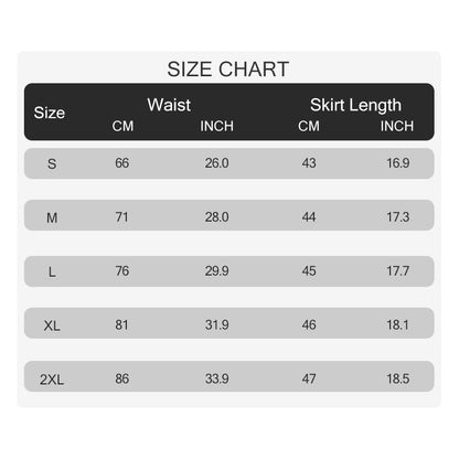 Women’s Elastic High Waist Tiered Ruffle Skort