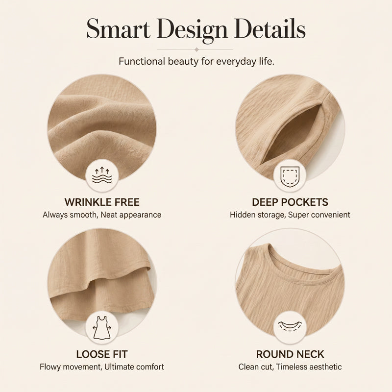 ⌛Limited-Time Offer-Women's Summer Sleeveless Tiered Dress