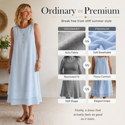 ⌛Limited-Time Offer-Women's Summer Sleeveless Tiered Dress
