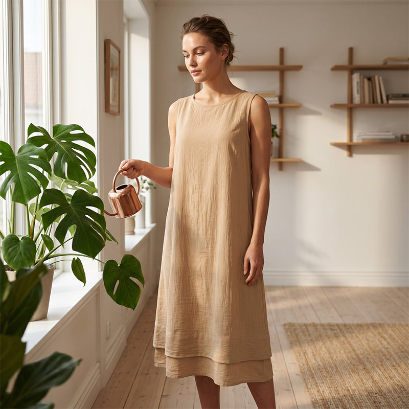 ⌛Limited-Time Offer-Women's Summer Sleeveless Tiered Dress