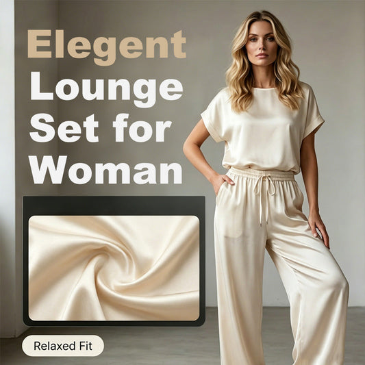 Women's Elegant Top & Wide-Leg Pant Set
