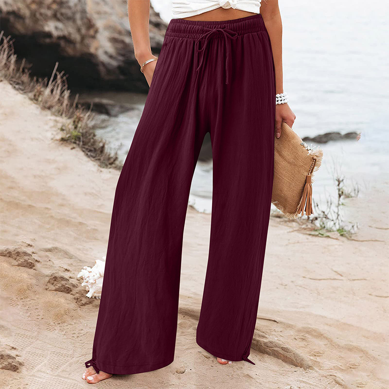 ⏳LAST DAY SALE 60% OFF !!📢Women's Casual High-Waist Wide-Leg Pants