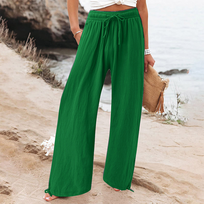 ⏳LAST DAY SALE 60% OFF !!📢Women's Casual High-Waist Wide-Leg Pants