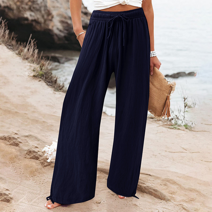 ⏳LAST DAY SALE 60% OFF !!📢Women's Casual High-Waist Wide-Leg Pants