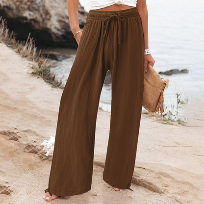 ⏳LAST DAY SALE 60% OFF !!📢Women's Casual High-Waist Wide-Leg Pants