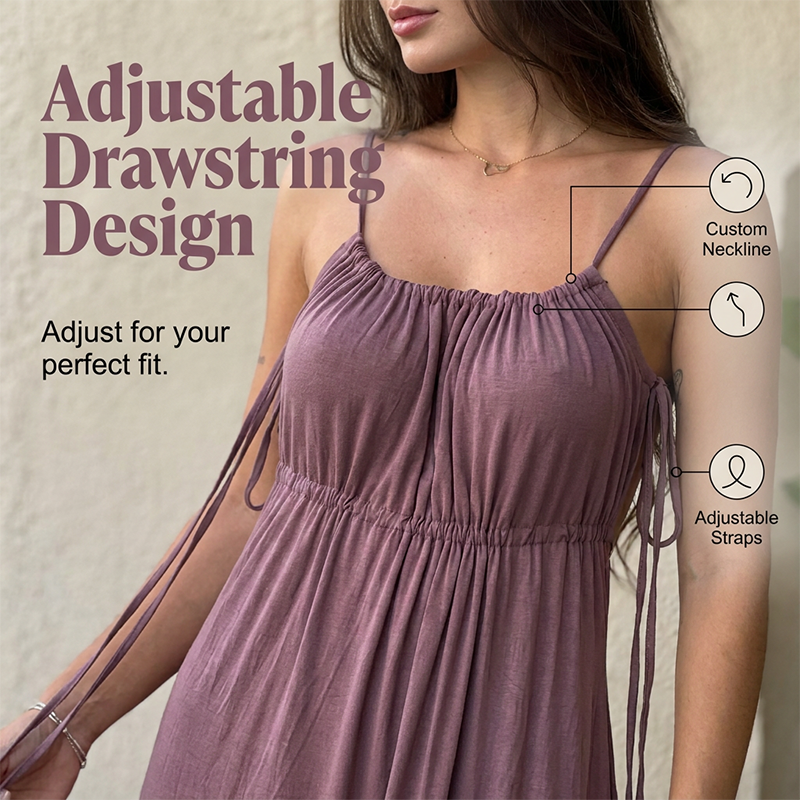 🌸French Slip Dress – Breezy & Effortlessly Chic