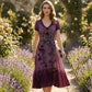 🔥New Arrivals & Special Offers-Women's Vintage V-Neck Floral Maxi Dress