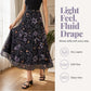 Women's High-Waisted Mesh A-Line Skirt