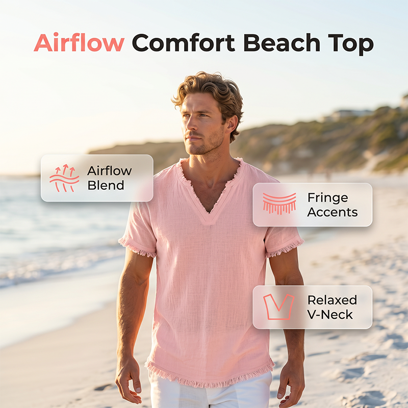 Breathable Summer Beach Shirt