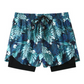 🌊Summer Specials🩳Men's Double-Layer Quick-Dry Swim Trunks