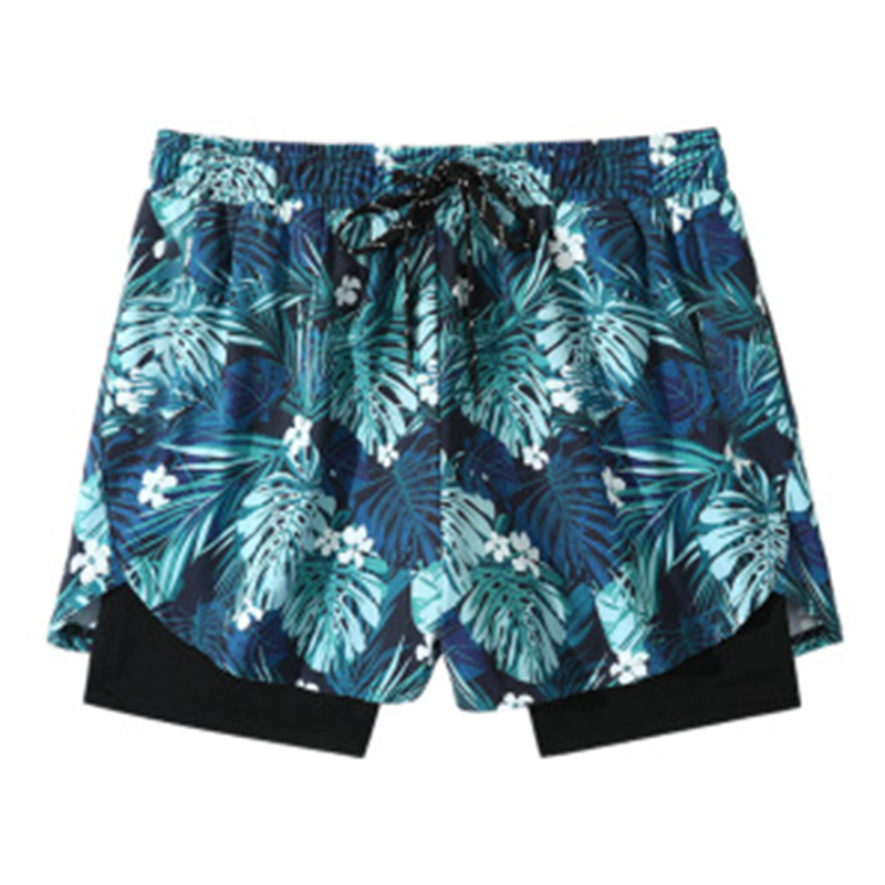 🌊Summer Specials🩳Men's Double-Layer Quick-Dry Swim Trunks