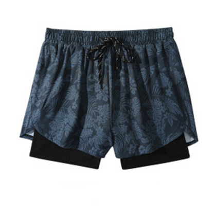 🌊Summer Specials🩳Men's Double-Layer Quick-Dry Swim Trunks