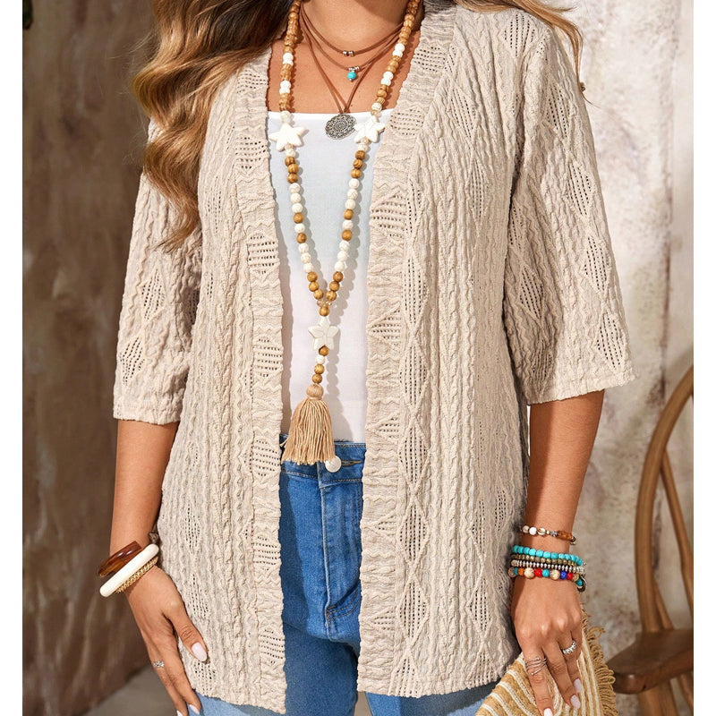 ⌛Limited-Time Offer-Women's Casual Open-Front Knit Cardigan