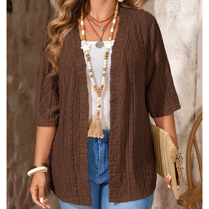 ⌛Limited-Time Offer-Women's Casual Open-Front Knit Cardigan