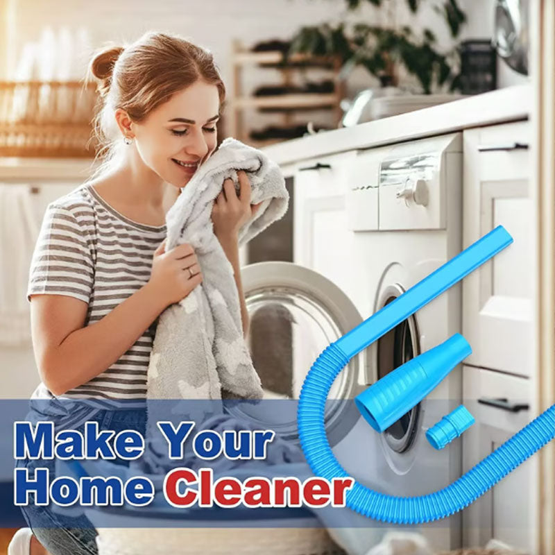 ⏰Limited Time Sales - save 49% OFF🧹 Tumble Dryer Vent Cleaner Kit – 2-Piece Lint Removal Brush & Vacuum Attachment 🌬️
