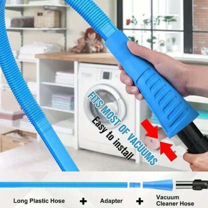 ⏰Limited Time Sales - save 49% OFF🧹 Tumble Dryer Vent Cleaner Kit – 2-Piece Lint Removal Brush & Vacuum Attachment 🌬️