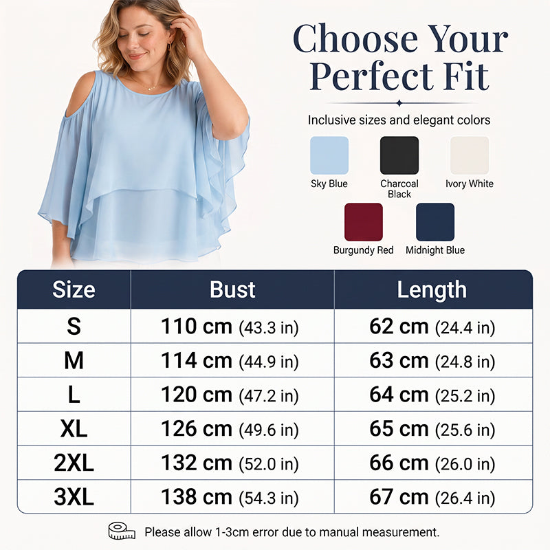 ⌛Limited-Time Offer-Women's Summer Cold Shoulder Ruffle Top