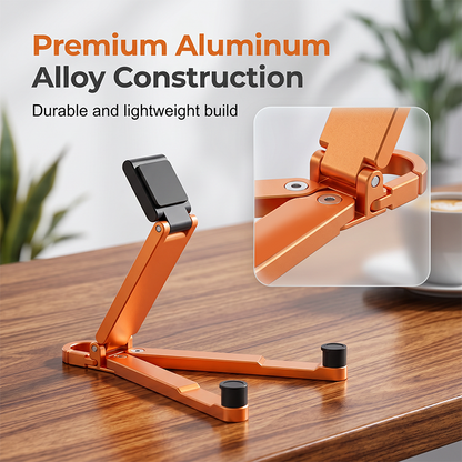 Mini Aluminum Phone Stand Keychain Foldable Desktop Holder