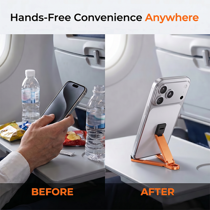 Mini Aluminum Phone Stand Keychain Foldable Desktop Holder