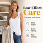 Summer Solid Color Sleeveless Vest Loose Fit Top for Women