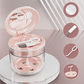Leakproof Retainer Case with Mirror Portable Aligner Soaking Box