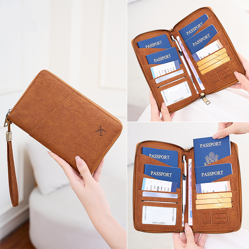 🎉 2026 Sale — Over 53,000 Sold! 🛡️ Signal-Blocking Family Passport Holder – Secure Travel Wallet ✈️