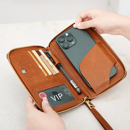 🎉 2026 Sale — Over 53,000 Sold! 🛡️ Signal-Blocking Family Passport Holder – Secure Travel Wallet ✈️