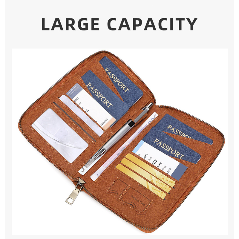 🎉 2026 Sale — Over 53,000 Sold! 🛡️ Signal-Blocking Family Passport Holder – Secure Travel Wallet ✈️