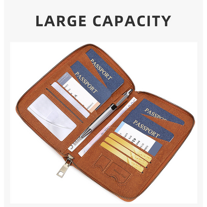🎉 2026 Sale — Over 53,000 Sold! 🛡️ Signal-Blocking Family Passport Holder – Secure Travel Wallet ✈️