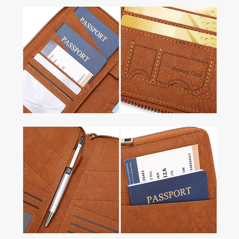 🎉 2026 Sale — Over 53,000 Sold! 🛡️ Signal-Blocking Family Passport Holder – Secure Travel Wallet ✈️