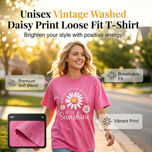 🌿 Breathable Cotton Loose Tee — Relaxed Fit | Soft-Touch Fabric | Keeps You Cool All Day