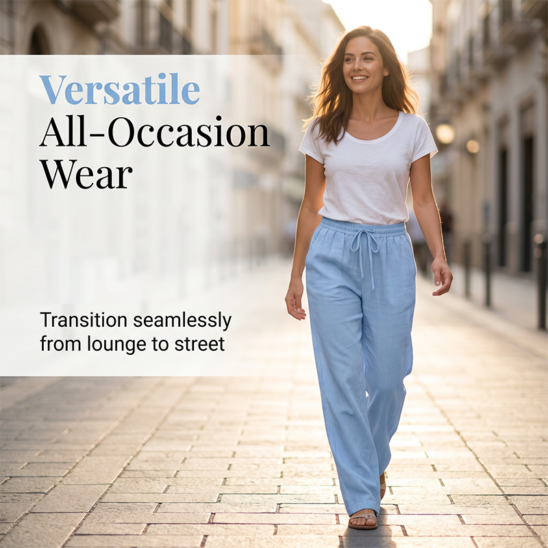 🔥New Arrivals & Best Sellers-Women's Casual Straight-Leg Pants