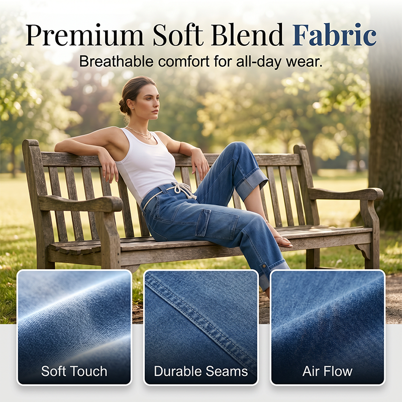 Women's Casual Wide Leg Cargo Pants