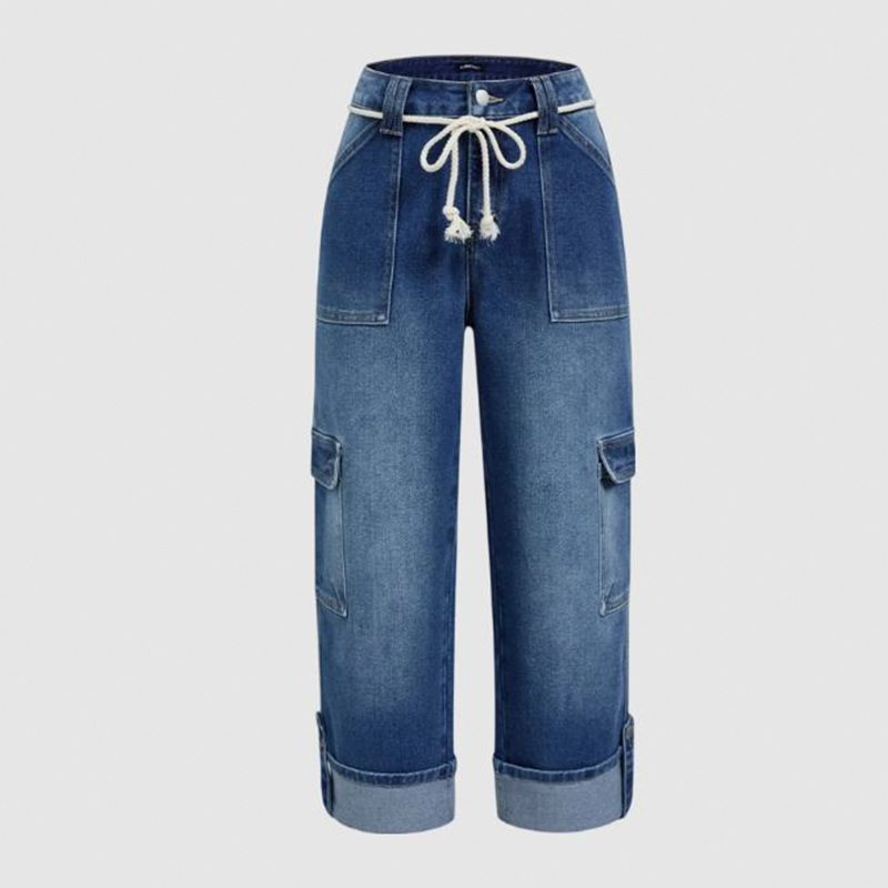 Women's Casual Wide Leg Cargo Pants