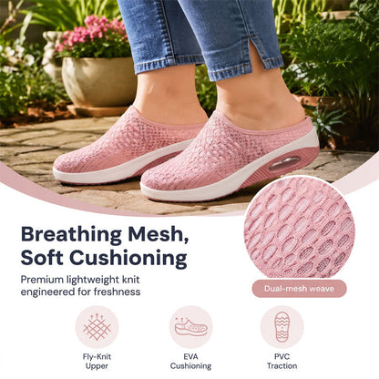 ⌛Limited-Time Offer-Women's Breathable Mesh Platform Slippers