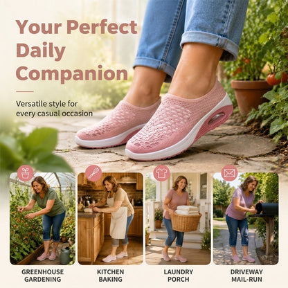 ⌛Limited-Time Offer-Women's Breathable Mesh Platform Slippers