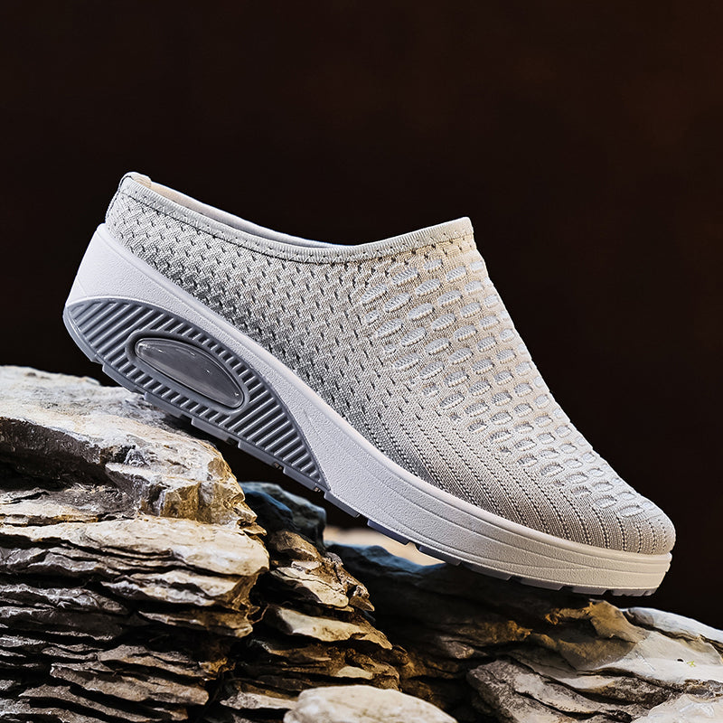 ⌛Limited-Time Offer-Women's Breathable Mesh Platform Slippers