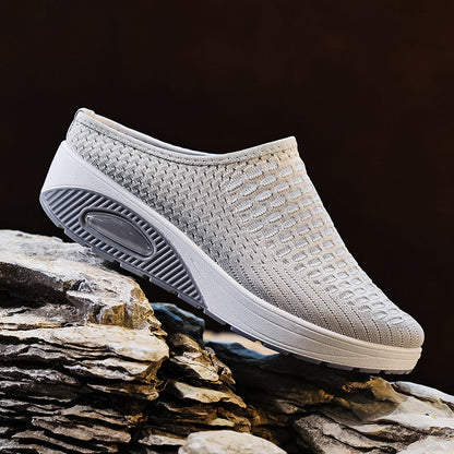 ⌛Limited-Time Offer-Women's Breathable Mesh Platform Slippers