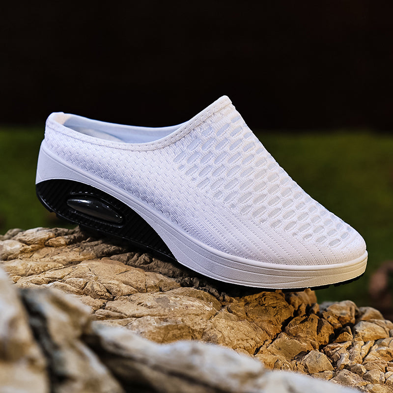 ⌛Limited-Time Offer-Women's Breathable Mesh Platform Slippers