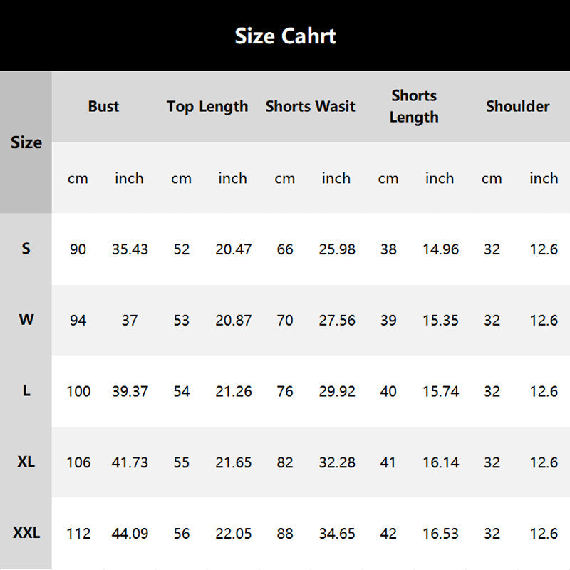 Women's Casual Sleeveless Top Shorts 2-Piece Set