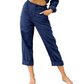 Women's Relaxed High-Waist Pants with Pockets